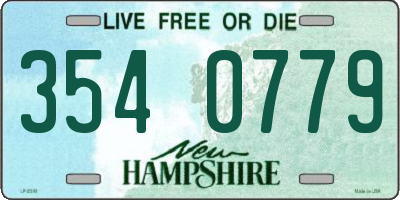 NH license plate 3540779