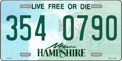 NH license plate 3540790