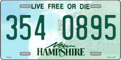 NH license plate 3540895