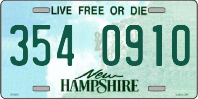 NH license plate 3540910