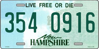 NH license plate 3540916