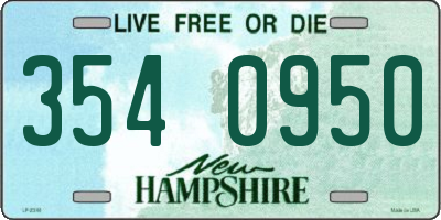 NH license plate 3540950