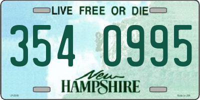 NH license plate 3540995