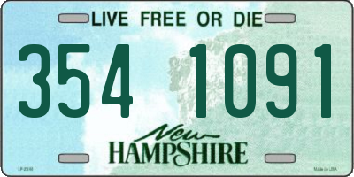 NH license plate 3541091