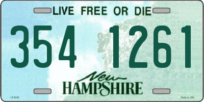 NH license plate 3541261
