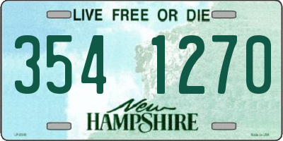 NH license plate 3541270
