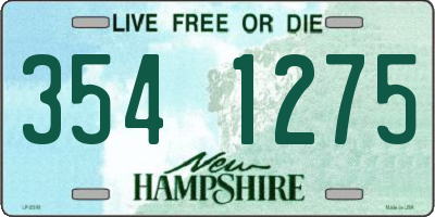 NH license plate 3541275