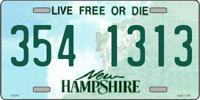 NH license plate 3541313