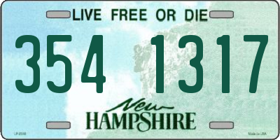 NH license plate 3541317