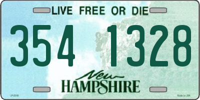 NH license plate 3541328