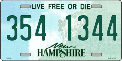 NH license plate 3541344