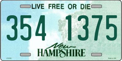 NH license plate 3541375