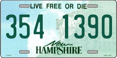 NH license plate 3541390