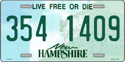 NH license plate 3541409