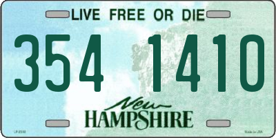 NH license plate 3541410