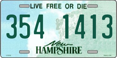 NH license plate 3541413