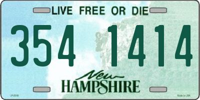 NH license plate 3541414