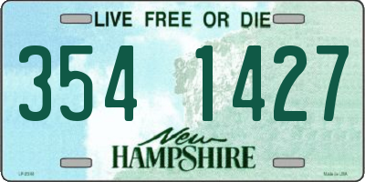 NH license plate 3541427