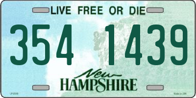 NH license plate 3541439