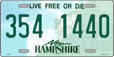 NH license plate 3541440