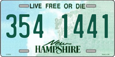 NH license plate 3541441
