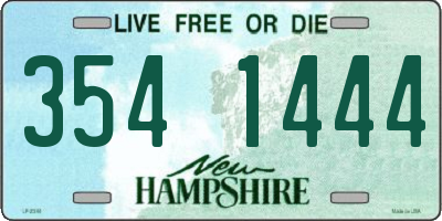 NH license plate 3541444