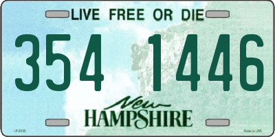 NH license plate 3541446