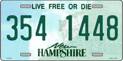 NH license plate 3541448