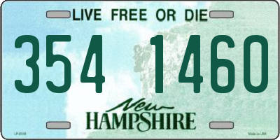 NH license plate 3541460
