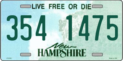 NH license plate 3541475