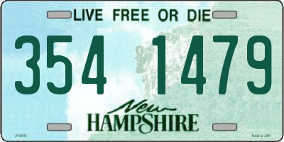 NH license plate 3541479