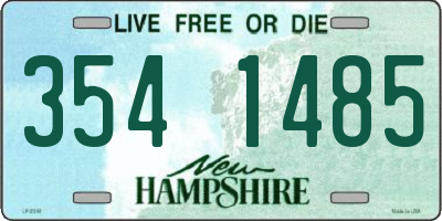 NH license plate 3541485