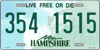 NH license plate 3541515