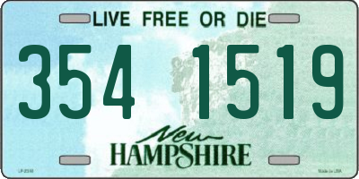 NH license plate 3541519