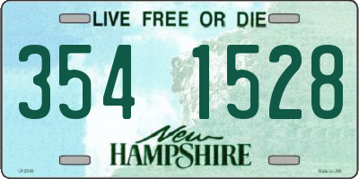 NH license plate 3541528