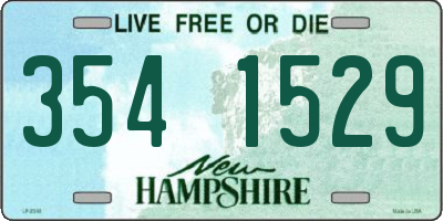 NH license plate 3541529
