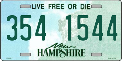 NH license plate 3541544