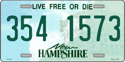NH license plate 3541573