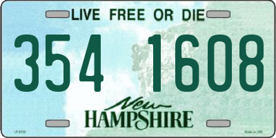 NH license plate 3541608