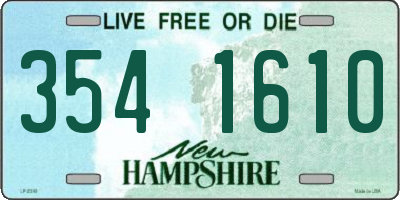 NH license plate 3541610
