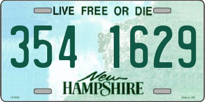 NH license plate 3541629