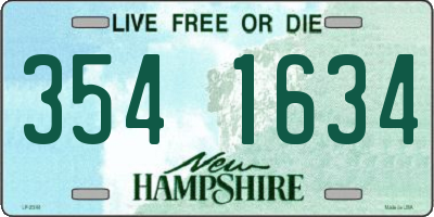 NH license plate 3541634