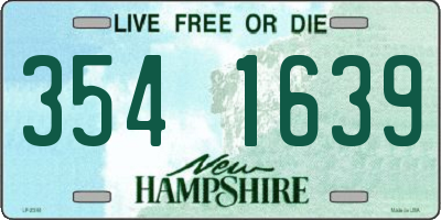 NH license plate 3541639