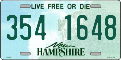 NH license plate 3541648