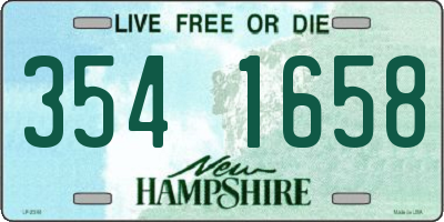 NH license plate 3541658