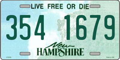 NH license plate 3541679