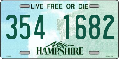 NH license plate 3541682