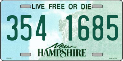 NH license plate 3541685