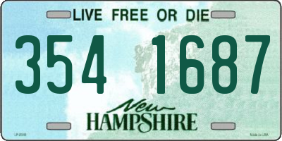 NH license plate 3541687