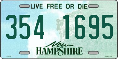 NH license plate 3541695